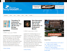 Tablet Screenshot of discoverhollywoodfl.com